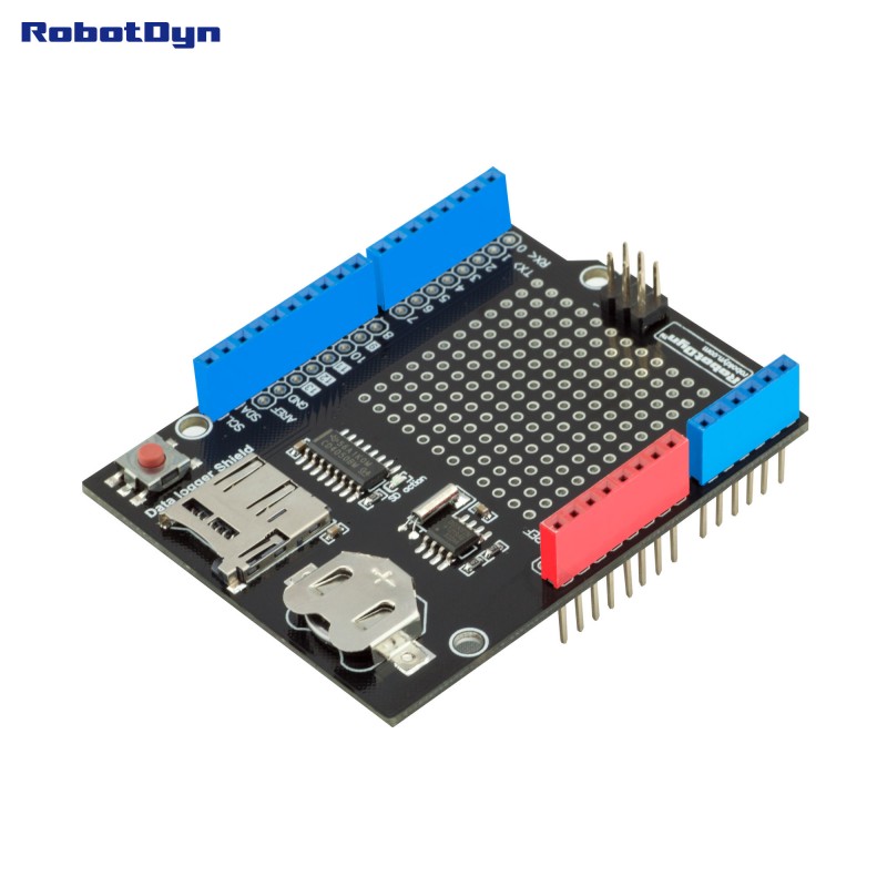 Carte RobotDyn Data logger pour Arduino, MicroSD-card + RTC